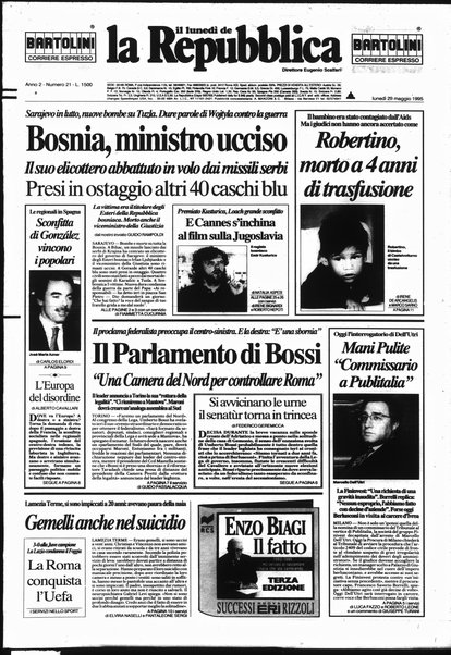 Il lunedì de La repubblica